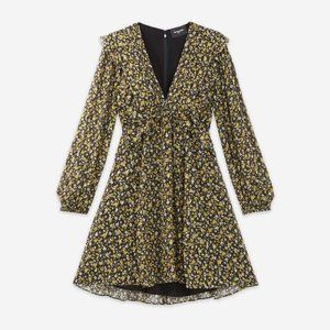 The Kooples Long Sleeve Flowy Midi Dress